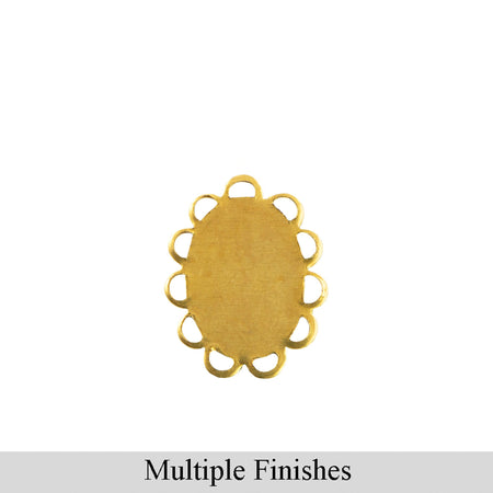 14x10mm Flat Pad Lace Edge Oval Setting (10)