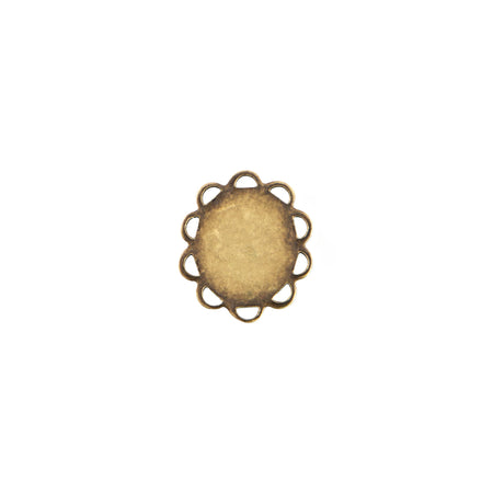 10x8mm Flat Pad Lace Edge Oval Setting (14)