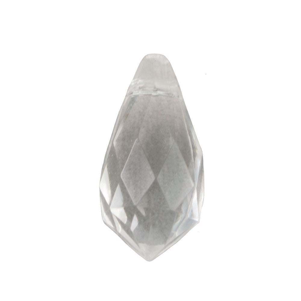 13x6mm Crystal Faceted Acrylic Teardrops (12)