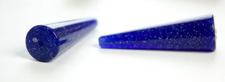 Vintage Blue with Sparkles Long Triangle Teardrop Acrylic Beads bds1000C