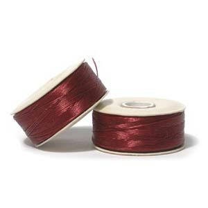 Dark Red Nymo D Beading Thread 64yd Bobbin NYMDRE