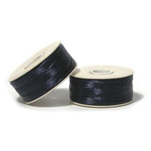 Blue Stone Navy Nymo B Beading Thread 72yd Bobbin