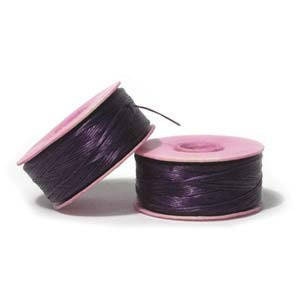 Dark Purple Nymo D Beading Thread 64yd Bobbin NYMDDPU