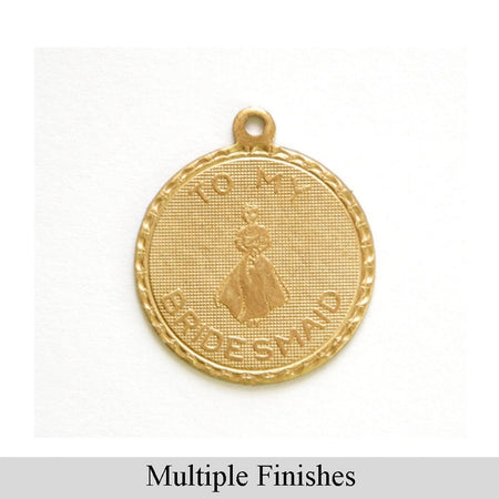 To My Bridesmaid Word Charm with Loop (4)