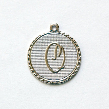 Letter Q Charm with Loop (4)