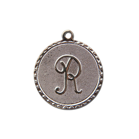 Letter R Charm with Loop (4)