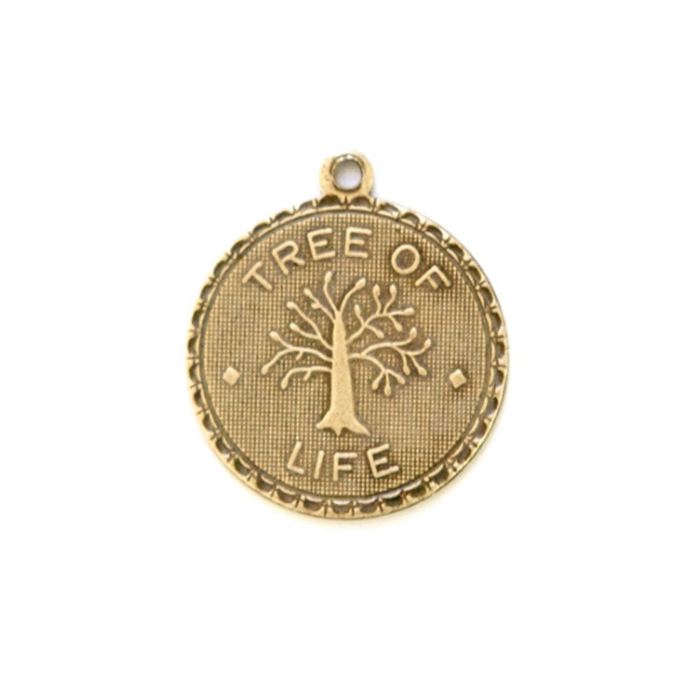 Tree of Life Word Charm with Loop (4)