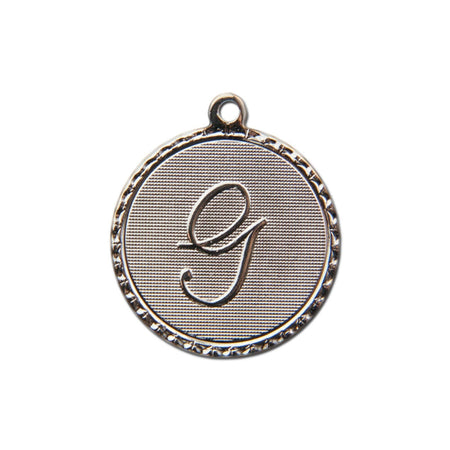 Letter G Charm with Loop (4)
