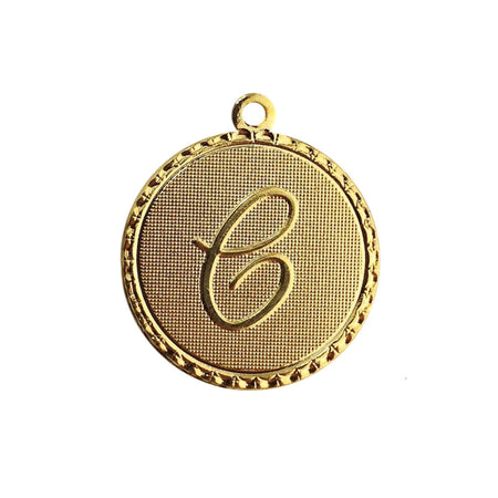 Letter C Charm with Loop (4)