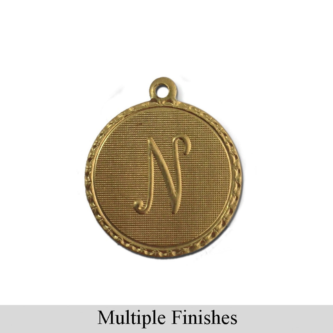 Letter N Charm with Loop (4)