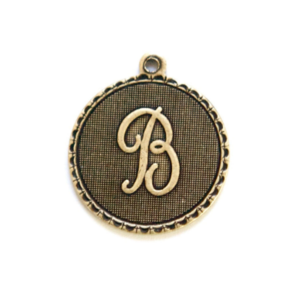 Letter B Charm with Loop (4)