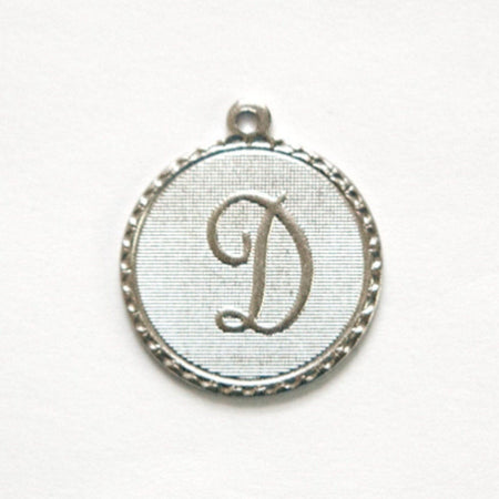 Letter D Charm with Loop (4)
