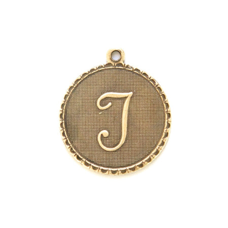 Letter T Charm with Loop (4)