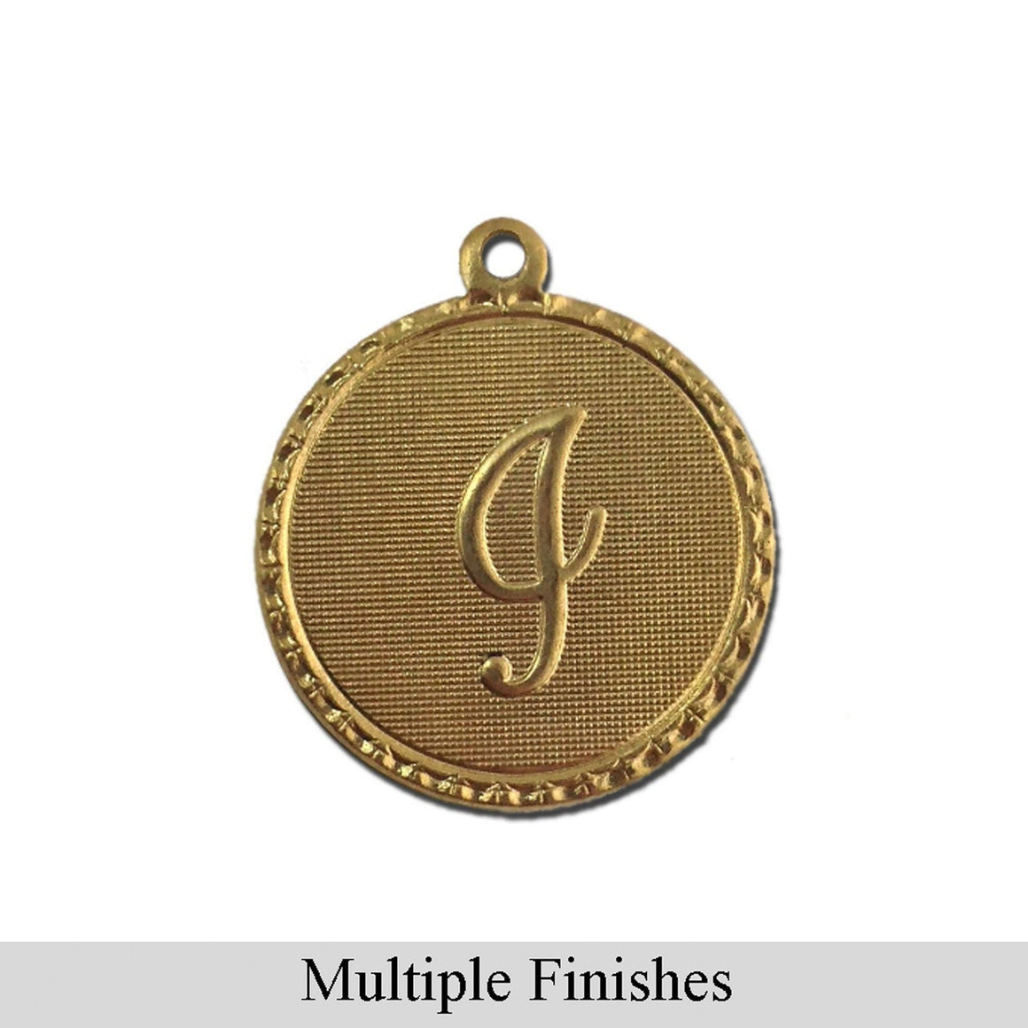 Letter I Charm with Loop (4)