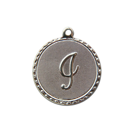 Letter I Charm with Loop (4)