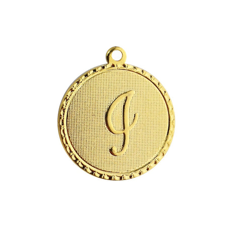 Letter I Charm with Loop (4)