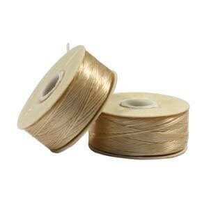 Champagne Nymo D Beading Thread 64yd Bobbin NYMDCH