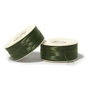 Olive Nymo D Beading Thread 64yd Bobbin NYMDOL