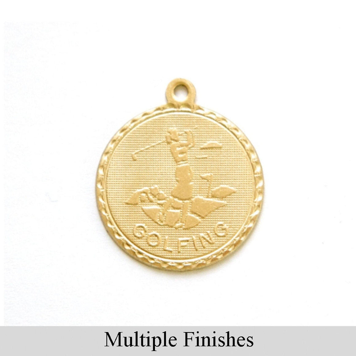 Female Golfer Word Charm with Loop (4)