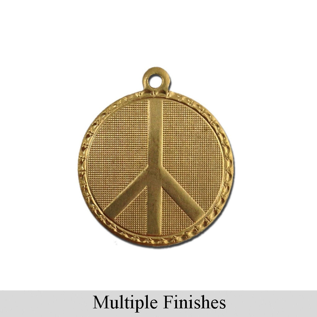 Peace Word Charm with Loop (4)