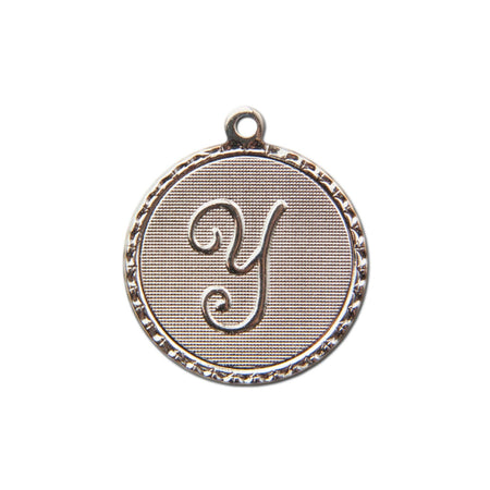 Letter Y Charm with Loop (4)