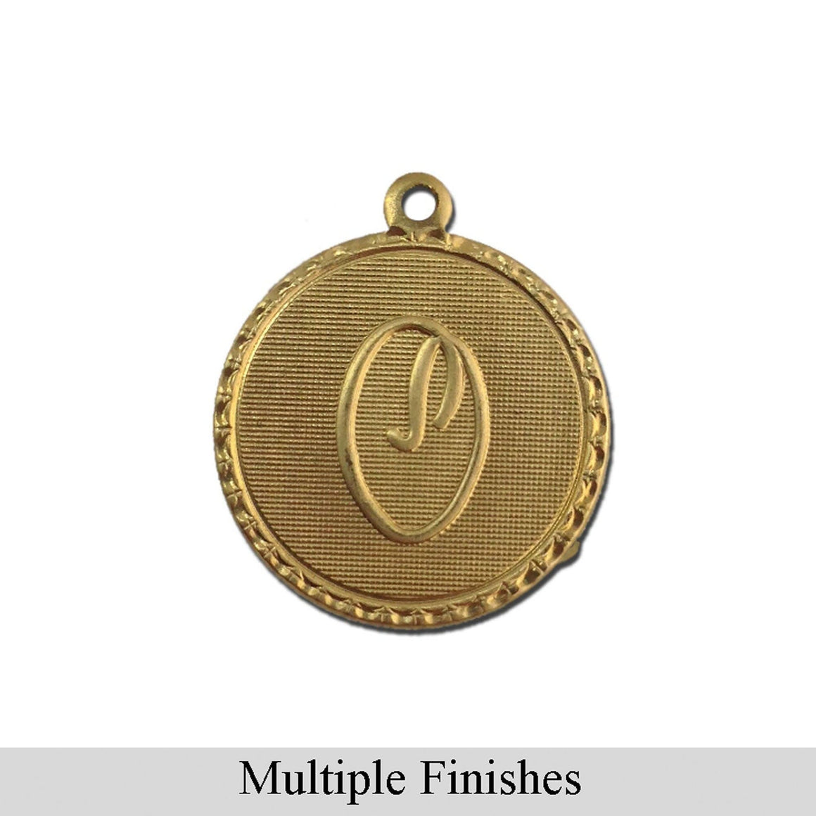 Letter O Charm with Loop (4)