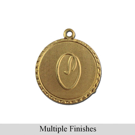Letter O Charm with Loop (4)