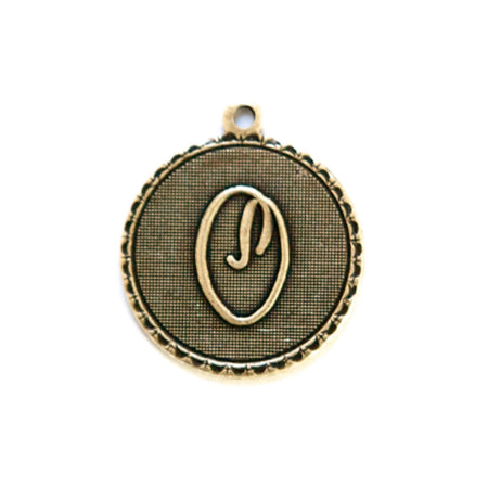 Letter O Charm with Loop (4)
