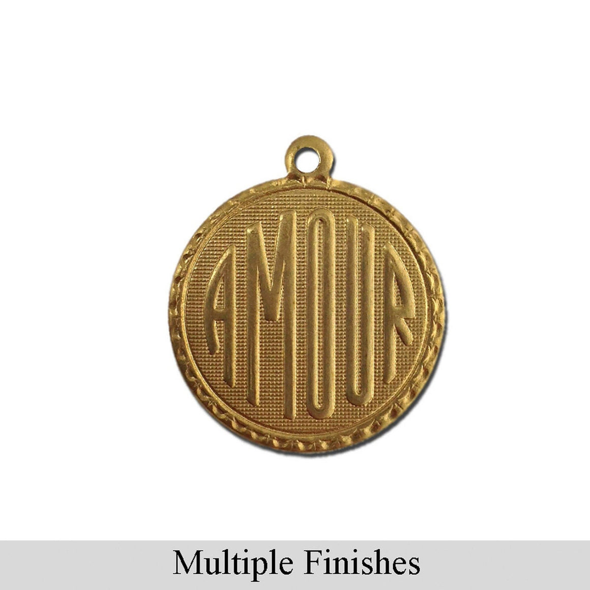Amour Word Charm with Loop (4)