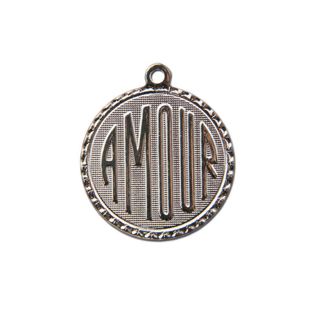 Amour Word Charm with Loop (4)
