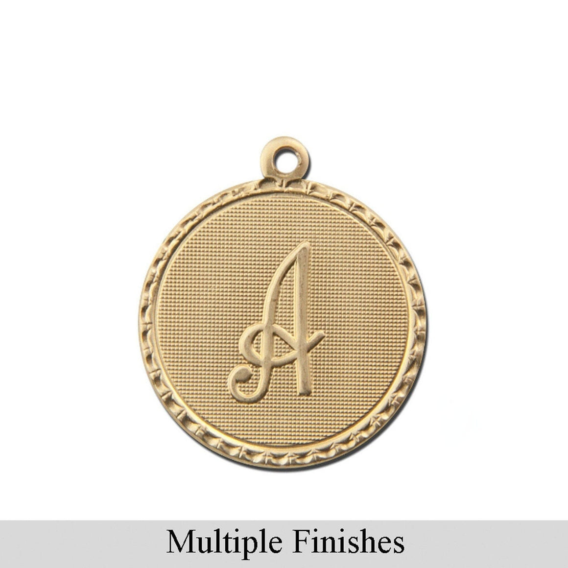 Letter A Charm with Loop (4)