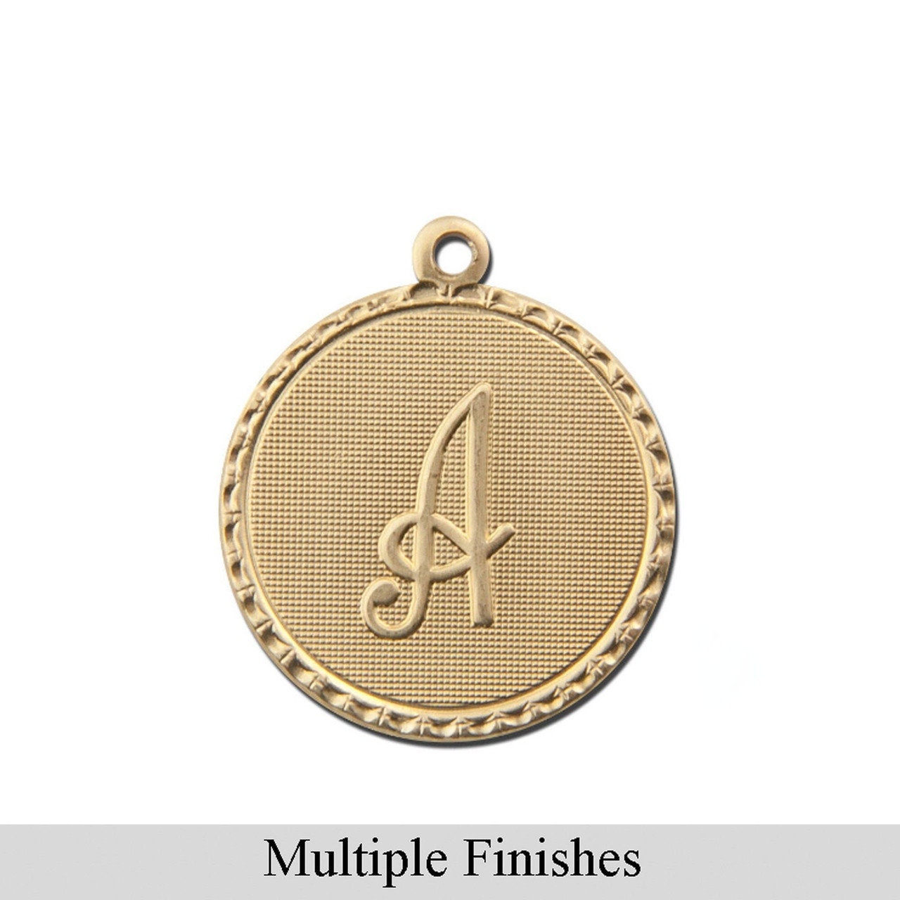 Letter A Charm with Loop (4)