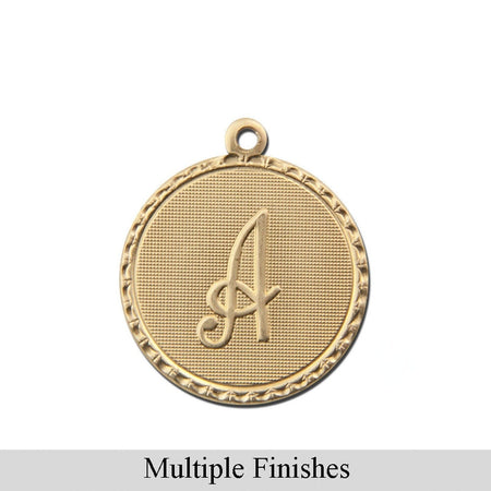 Letter A Charm with Loop (4)