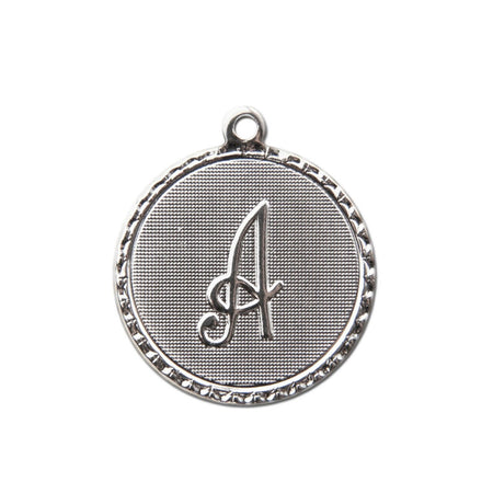 Letter A Charm with Loop (4)