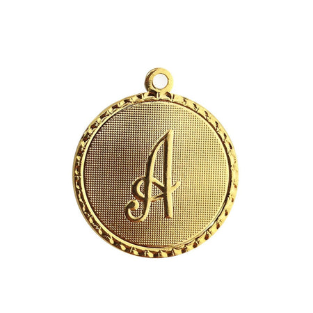 Letter A Charm with Loop (4)