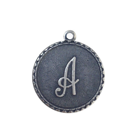 Letter A Charm with Loop (4)