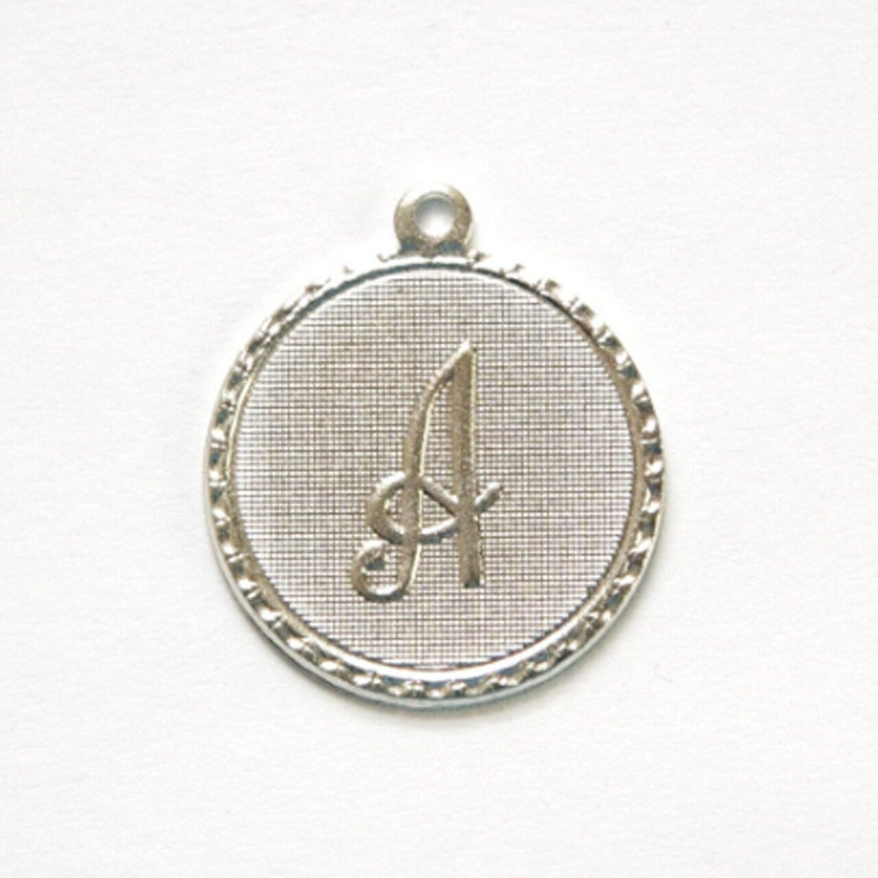 Letter A Charm with Loop (4)