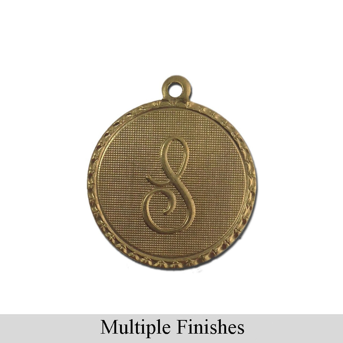 Letter S Charm with Loop (4)