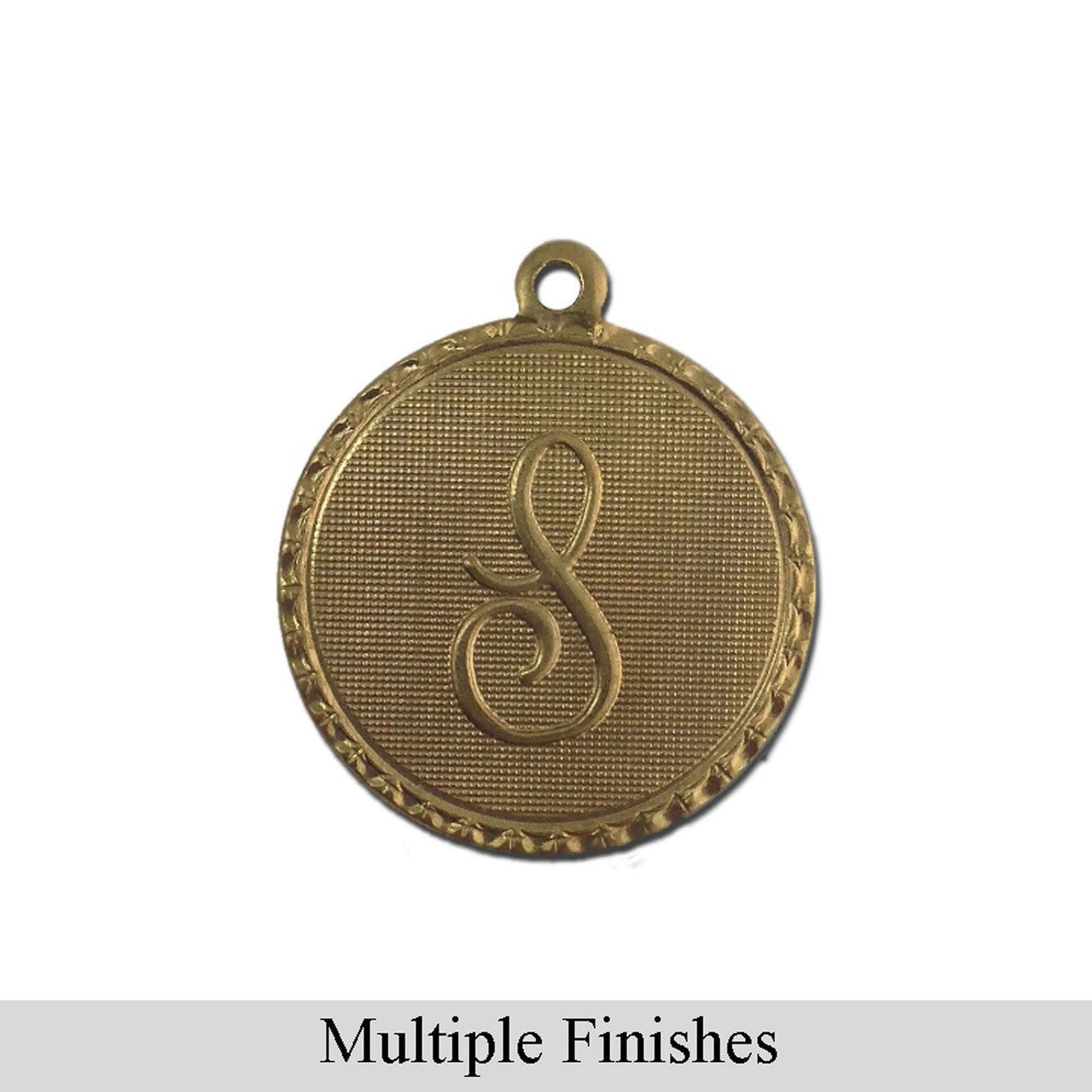 Letter S Charm with Loop (4)