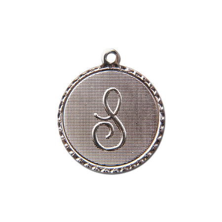 Letter S Charm with Loop (4)
