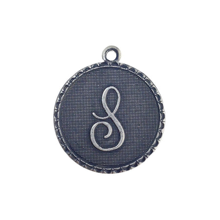 Letter S Charm with Loop (4)