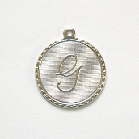 Letter G Charm with Loop (4)