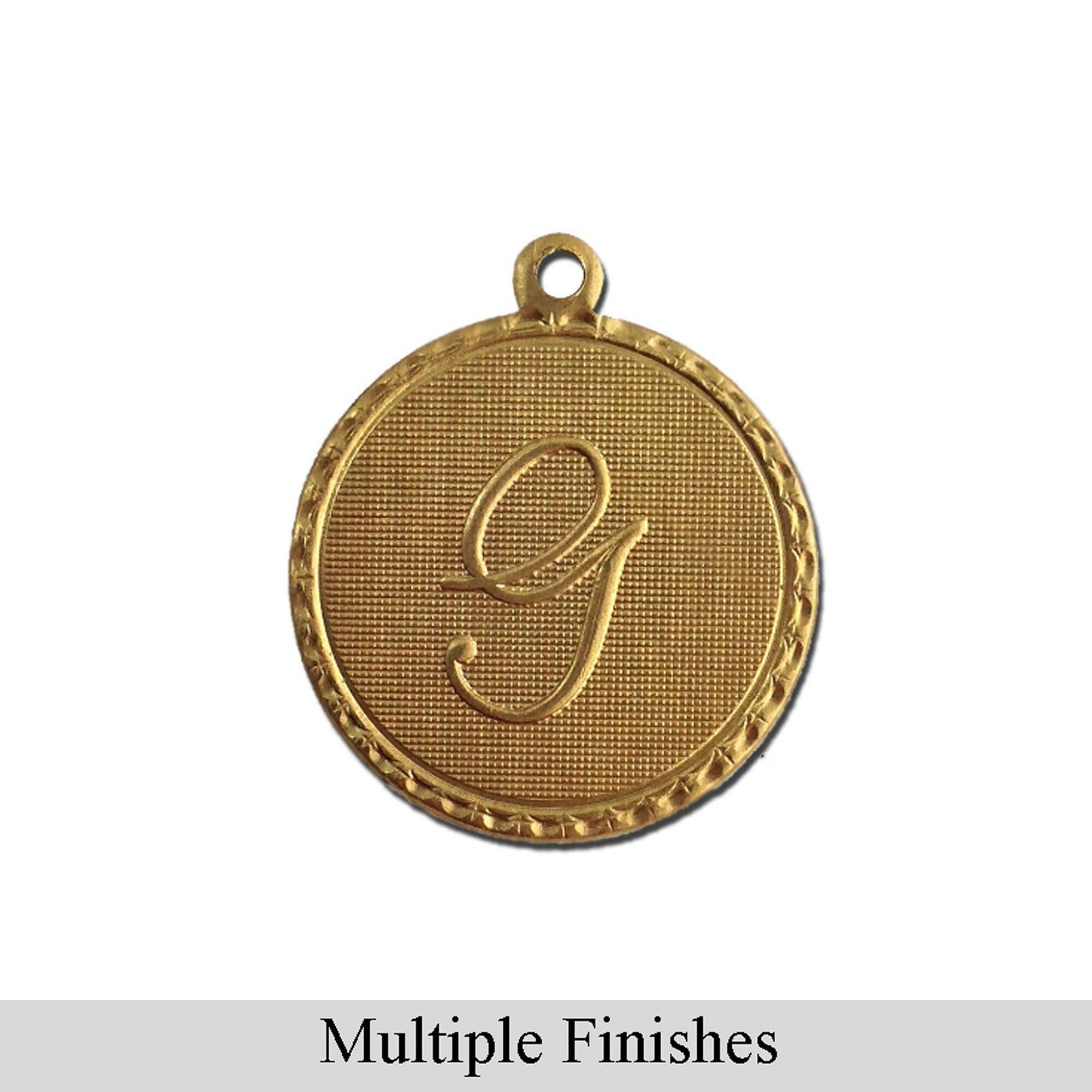 Letter G Charm with Loop (4)