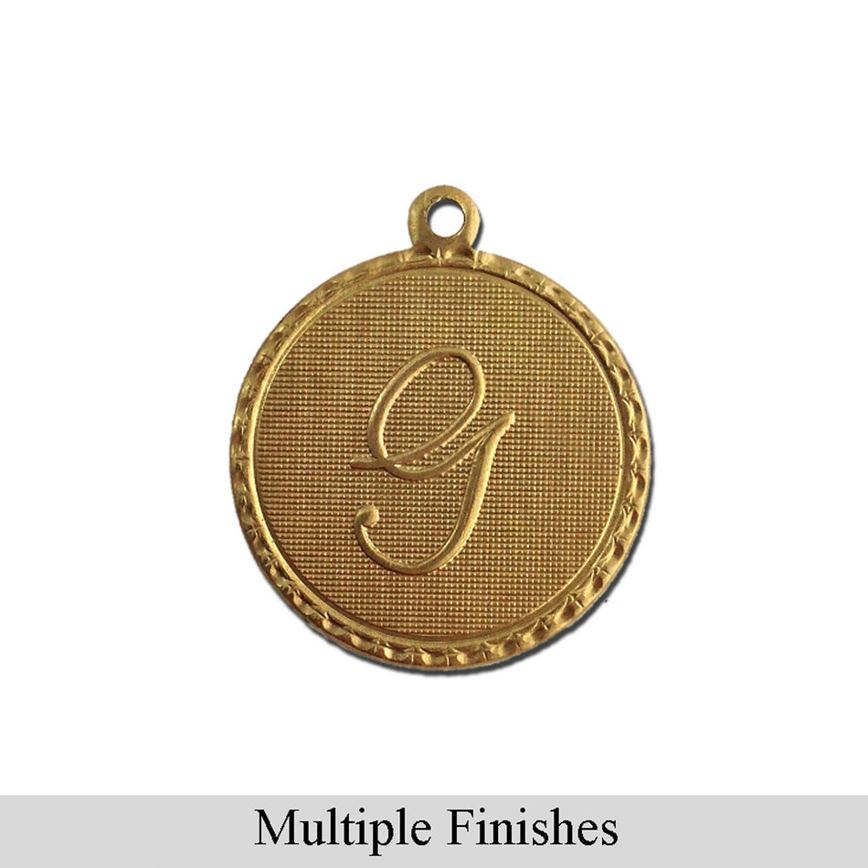 Letter G Charm with Loop (4)