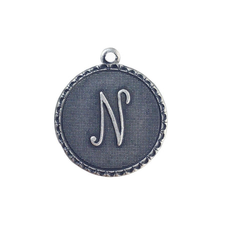 Letter N Charm with Loop (4)
