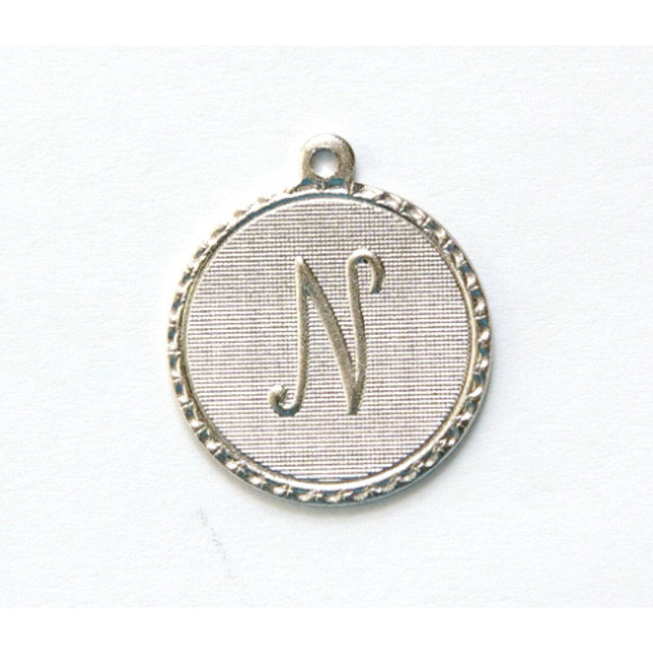 Letter N Charm with Loop (4)