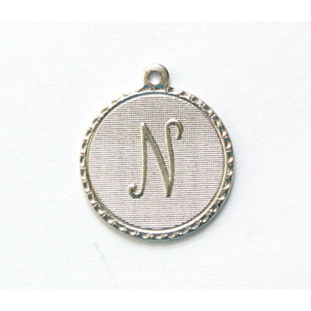 Letter N Charm with Loop (4)