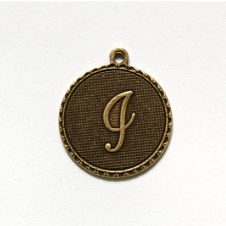 Letter I Charm with Loop (4)