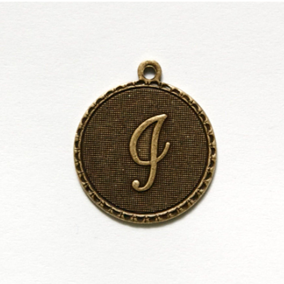 Letter I Charm with Loop (4)