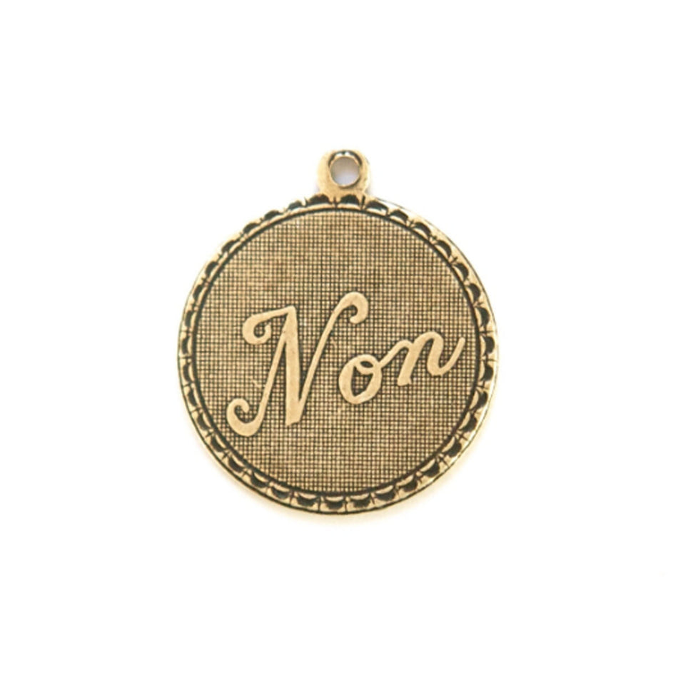Non (No) Word Charm with Loop (4)